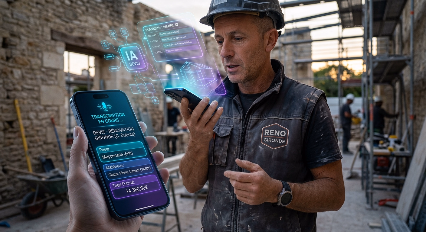 IA pour Artisan du BTP : 10 Cas d'Usage Concrets pour Gagner du Temps