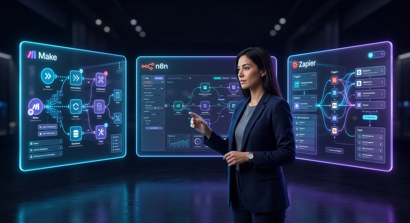 Make, n8n ou Zapier : quel outil d'automatisation choisir pour votre PME en 2026 ?