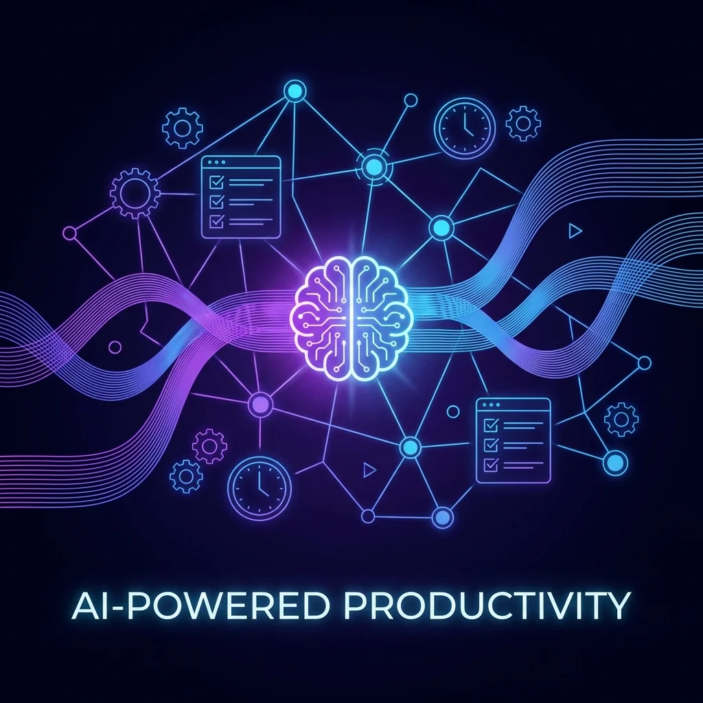Illustration du concept - Formation Booster votre Productivité au Travail grâce à l'Intelligence Artificielle