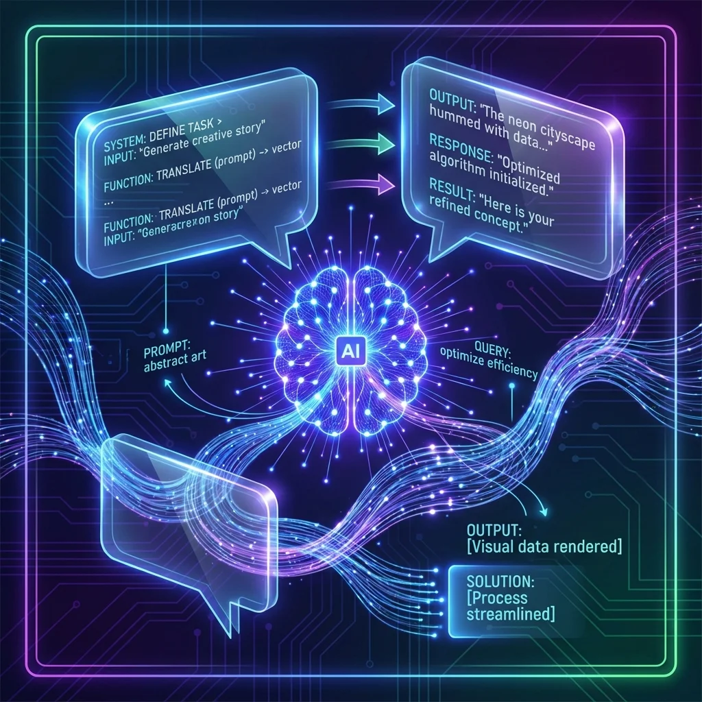 Illustration du concept - Formation Prompt Engineering : L'Art de Communiquer avec l'IA